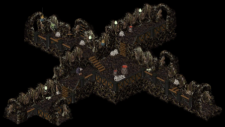Thumbnail for a map of Wannies Village for the PC game Twinsen's Odyssey.