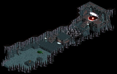 Thumbnail for a map of White Leaf Desert Cave for the PC game Twinsen's Odyssey.
