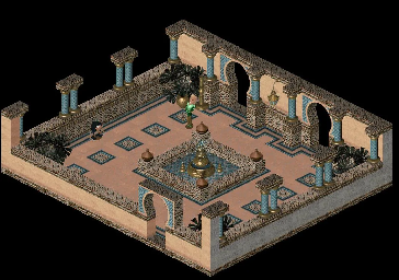 Thumbnail for a map of White Leaf Desert Hacienda - 2 for the PC game Twinsen's Odyssey.