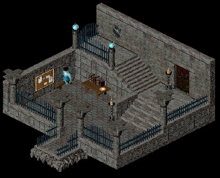 Thumbnail for a map of White Leaf Desert School Of Magic - 1 for the PC game Twinsen's Odyssey.