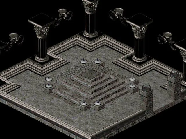 Thumbnail for a map of White Leaf Desert School Of Magic - Test Room for the PC game Twinsen's Odyssey.