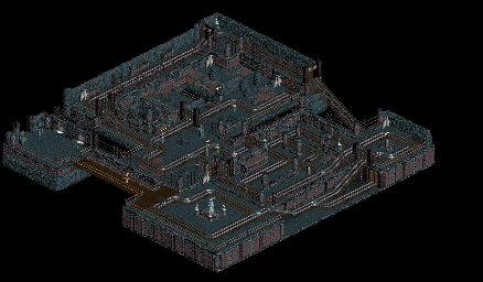Thumbnail for a map of White Leaf Desert Temple Of Bu - 1 (Invaded) for the PC game Twinsen's Odyssey.