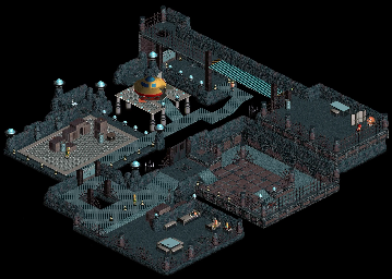 Thumbnail for a map of White Leaf Desert Temple Of Bu - 3 for the PC game Twinsen's Odyssey.