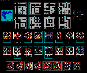 Thumbnail for a map of Dungeon Destard for the PC game Ultima IV: Quest Of The Avatar.