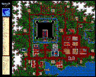 Thumbnail for a map of Britannia Britain for the PC game Ultima VI: The False Prophet.