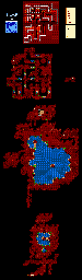 Thumbnail for a map of Britannia Castle Sewers for the PC game Ultima VI: The False Prophet.