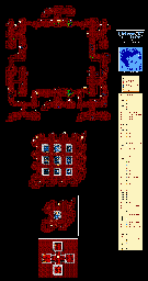 Thumbnail for a map of Britannia Catacombs for the PC game Ultima VI: The False Prophet.
