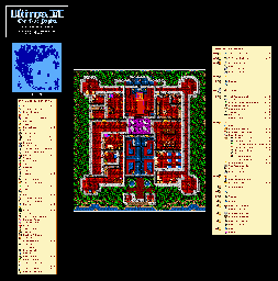 Thumbnail for a map of Britannia Lord British's Castle for the PC game Ultima VI: The False Prophet.