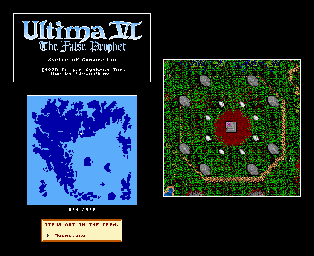 Thumbnail for a map of Britannia Shrine Of Compassion for the PC game Ultima VI: The False Prophet.