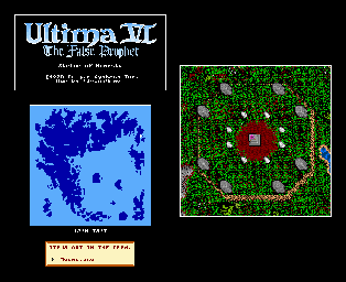 Thumbnail for a map of Britannia Shrine Of Honesty for the PC game Ultima VI: The False Prophet.
