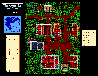 Thumbnail for a map of Britannia Yew for the PC game Ultima VI: The False Prophet.
