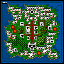 Thumbnail for a map of Gargoyle World for the PC game Ultima VI: The False Prophet.