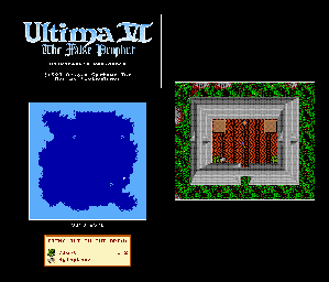 Thumbnail for a map of Gargoyle World Valkadesh's Residence for the PC game Ultima VI: The False Prophet.