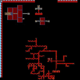Thumbnail for a map of Caves 2 for the PC game Ultima - Worlds Of Adventure 2: Martian Dreams.