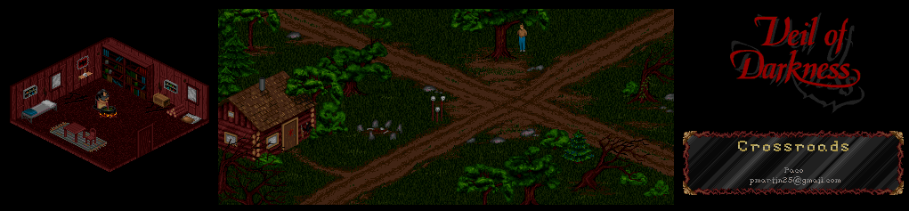 Thumbnail for a map of Crossroads for the PC game Veil Of Darkness.