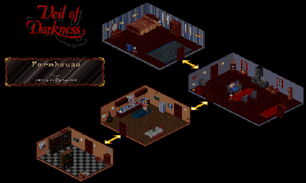 Thumbnail for a map of Farmhouse for the PC game Veil Of Darkness.