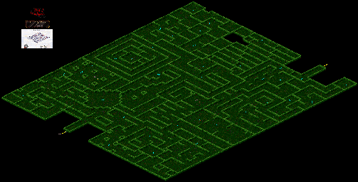 Thumbnail for a map of The Hedge Maze for the PC game Veil Of Darkness.