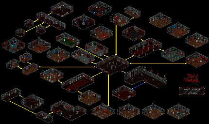 Thumbnail for a map of Kairn's Fortress for the PC game Veil Of Darkness.