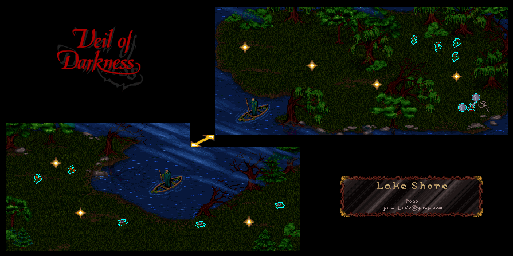 Thumbnail for a map of Lake Shore for the PC game Veil Of Darkness.