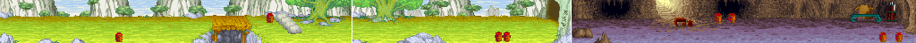 Thumbnail for a map of Stage 1 for the PC game West Adventure.