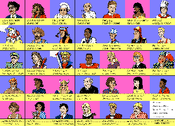 Thumbnail for a map of Witnesses for the PC game Where In The U.S.A. Is Carmen Sandiego?: Deluxe Edition.