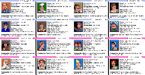 Thumbnail for a map of Dossiers for the PC game Where In The U.S.A. Is Carmen Sandiego?.