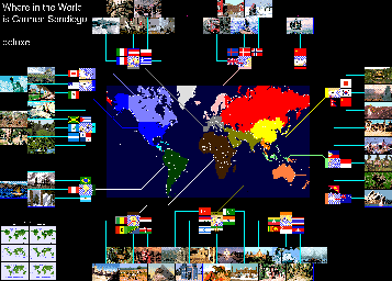 Thumbnail for a map of World for the PC game Where In The World Is Carmen Sandiego?: Deluxe Edition.
