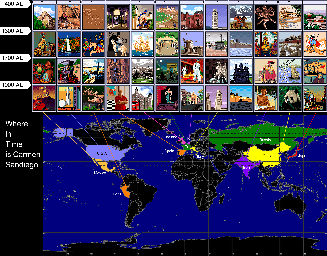 Thumbnail for a map of World & Time for the PC game Where In Time Is Carmen Sandiego?.