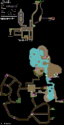 Thumbnail for a map of Lower Monastery for the PC game Wizardry 8.