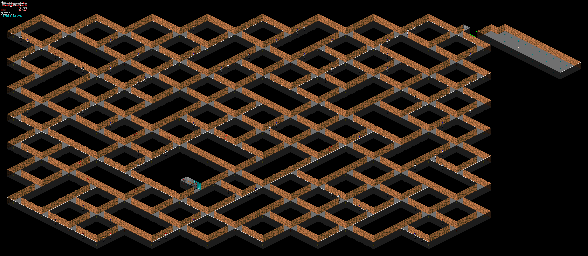 Thumbnail for a map of Episode 4 Secret Level for the PC game Wolfenstein 3-D.