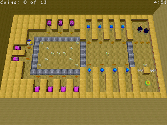 Thumbnail for a map of Desert Cities How Greedy Can You Get? for the PC game Wonderland.