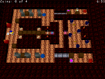 Thumbnail for a map of The Halls Of Undermountain The Corridor for the PC game Wonderland.