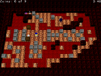 Thumbnail for a map of Heart Of The Volcano After The Cave-In for the PC game Wonderland.