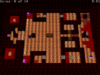 Thumbnail for a map of Heart Of The Volcano Bombs-A-Lot for the PC game Wonderland.