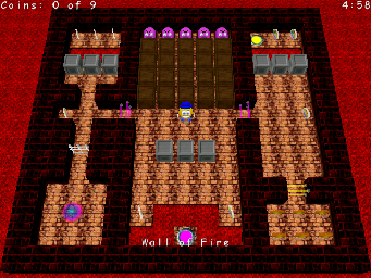 Thumbnail for a map of Heart Of The Volcano Wall Of Fire for the PC game Wonderland.