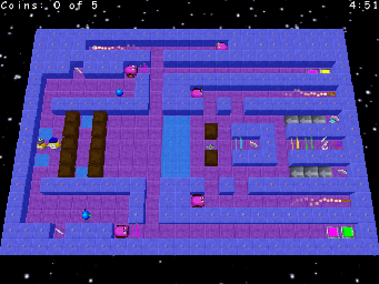 Thumbnail for a map of Spaced Out That Darn Scouge! for the PC game Wonderland.