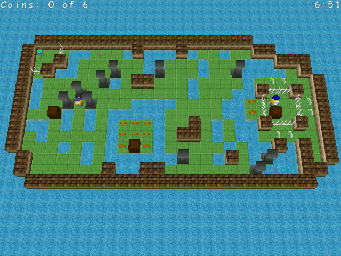 Thumbnail for a map of The Water Palace Loof To The Rescue! for the PC game Wonderland.