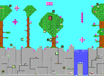 Thumbnail for a map of Episode 1 Level 9 for the PC game Word Rescue.
