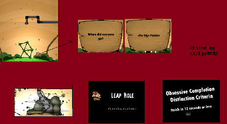 Thumbnail for a map of Chapter 2: Little Miss World Of Goo Leap Hole for the PC game World Of Goo.