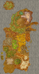 Thumbnail for a map of Kalimdor (In-Game Map) (Medium) for the PC game World Of WarCraft.