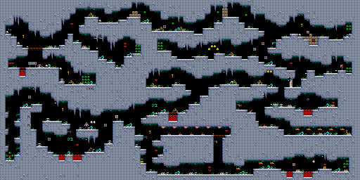 Thumbnail for a map of Volume 1: Beyond Reality BOARD_07: The Mysterious Corkscrew Cave for the PC game Xargon.