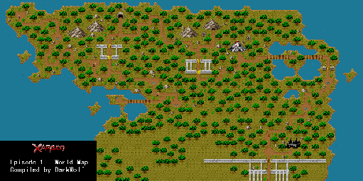 Thumbnail for a map of Volume 1: Beyond Reality Map for the PC game Xargon.