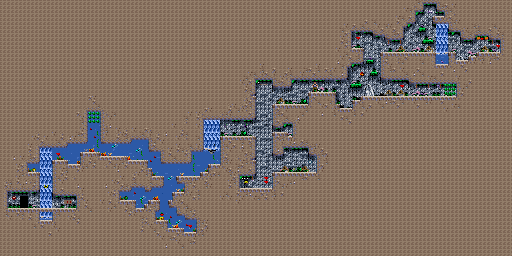 Thumbnail for a map of Volume 2: The Secret Chamber BOARD_04: Cave Of The Deadly Xbat for the PC game Xargon.