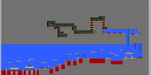 Thumbnail for a map of Volume 2: The Secret Chamber BOARD_07: The Lava Pits for the PC game Xargon.
