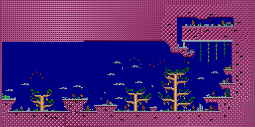 Thumbnail for a map of Volume 2: The Secret Chamber BOARD_08: The Surreal Forest for the PC game Xargon.