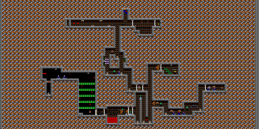 Thumbnail for a map of Volume 2: The Secret Chamber BOARD_13: A Mysterious Maze for the PC game Xargon.
