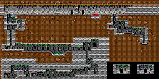 Thumbnail for a map of Volume 2: The Secret Chamber BOARD_14: The Hidden Fortress for the PC game Xargon.