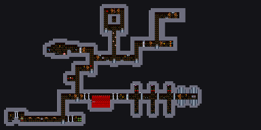 Thumbnail for a map of Volume 3: Xargon's Fury BOARD_04: The Maze Of Madness for the PC game Xargon.