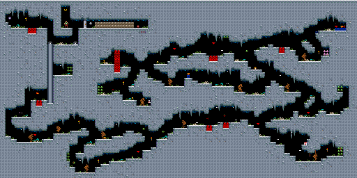 Thumbnail for a map of Volume 3: Xargon's Fury BOARD_08: Search For Precious Jewels for the PC game Xargon.
