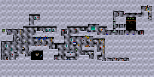Thumbnail for a map of Volume 3: Xargon's Fury BOARD_13: The Dismal Looking Castle for the PC game Xargon.